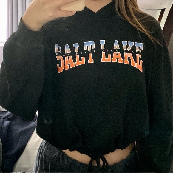 black salt lake graphic hoodie - Picture 1 of 2